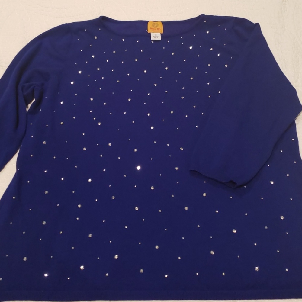 Blue sweater 1X